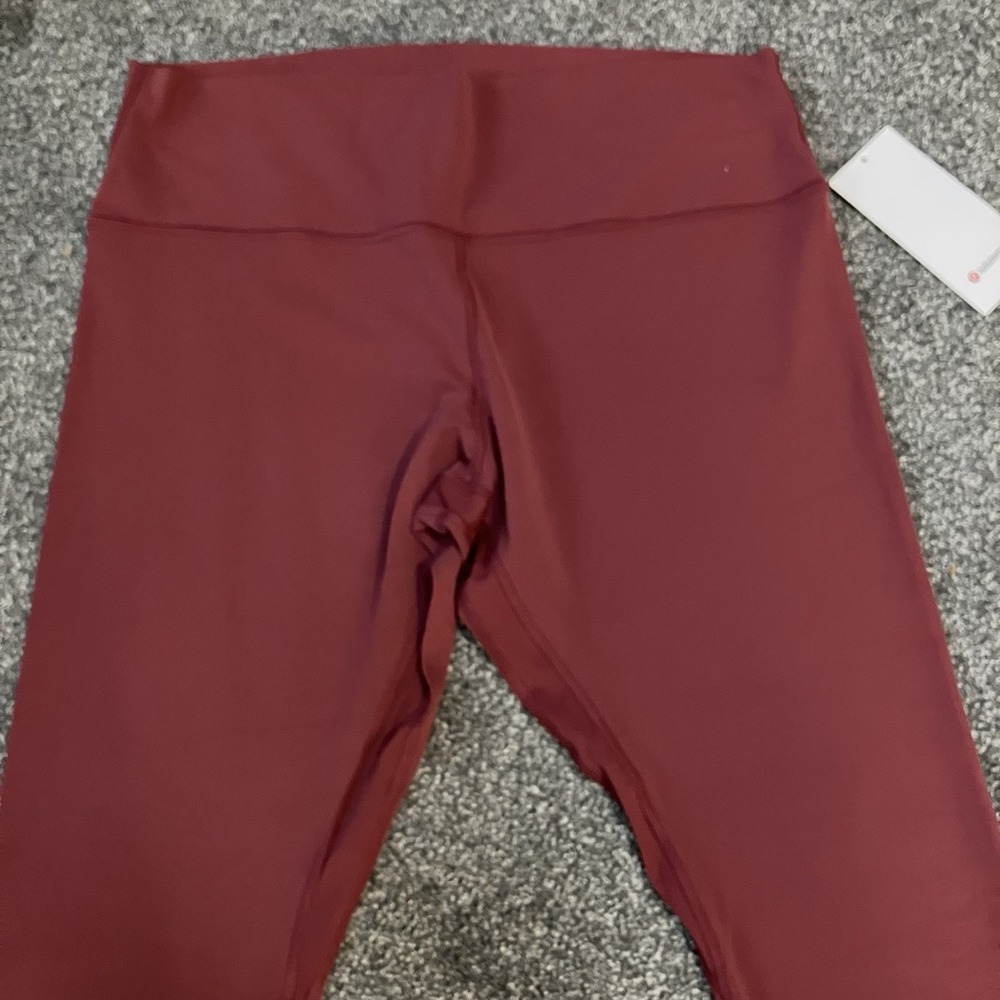 NWT Lululemon Women's Sz 18 Plus ALIGN High‎ Rise 23" Leggings Pants Mauve Pink - Picture 2 of 7